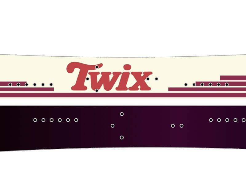 The limited edition Twix Doughboard on a white background