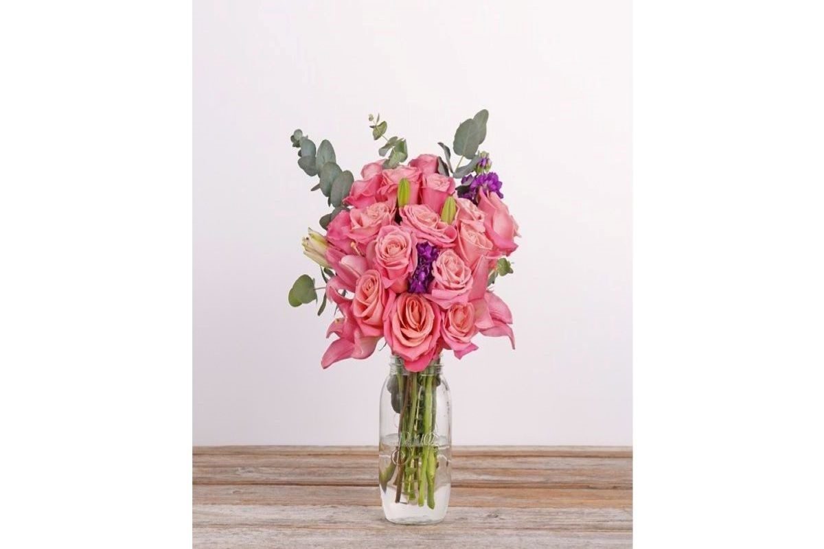 Bouqs Cotton Candy flower arrangement