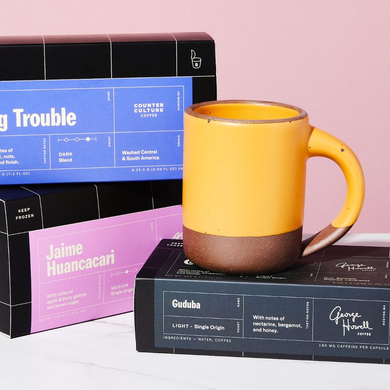 The holiday collection from Cometeer Coffee.