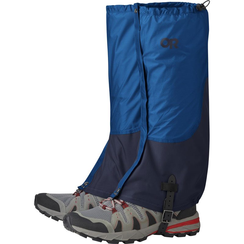 Outdoor Research Helium Gaiters on a white background.