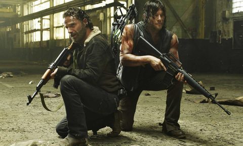 Rick and Daryl in The Walking Dead