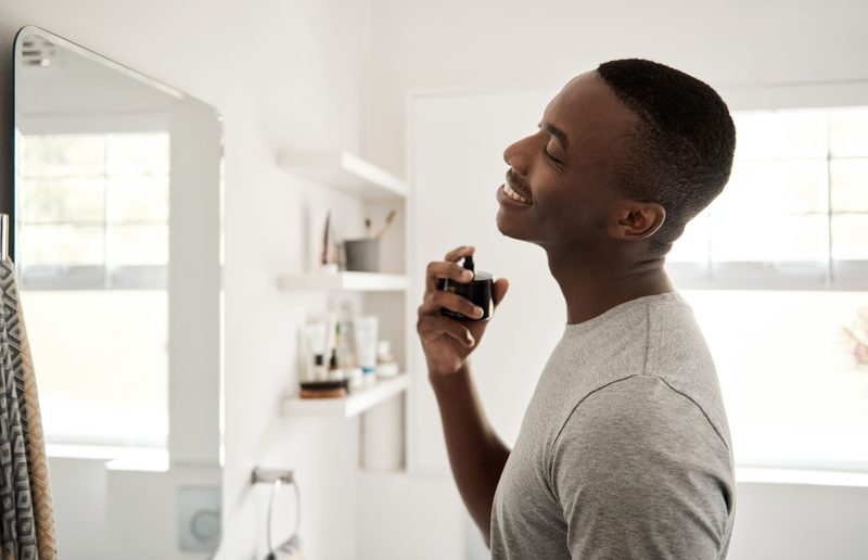 man smiling
