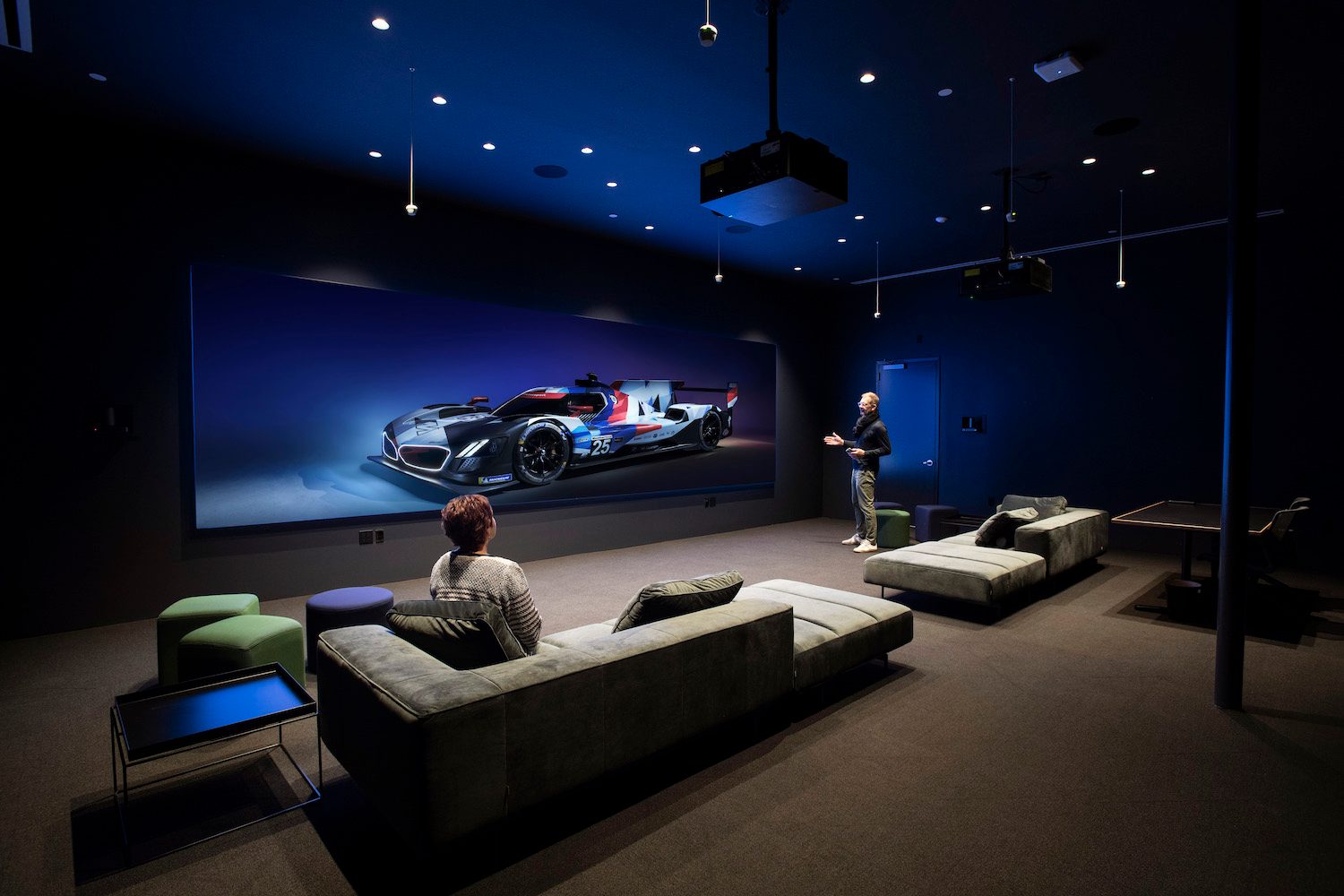 One of the office spaces in the BMW Designerworks studio in Santa Monica, California.