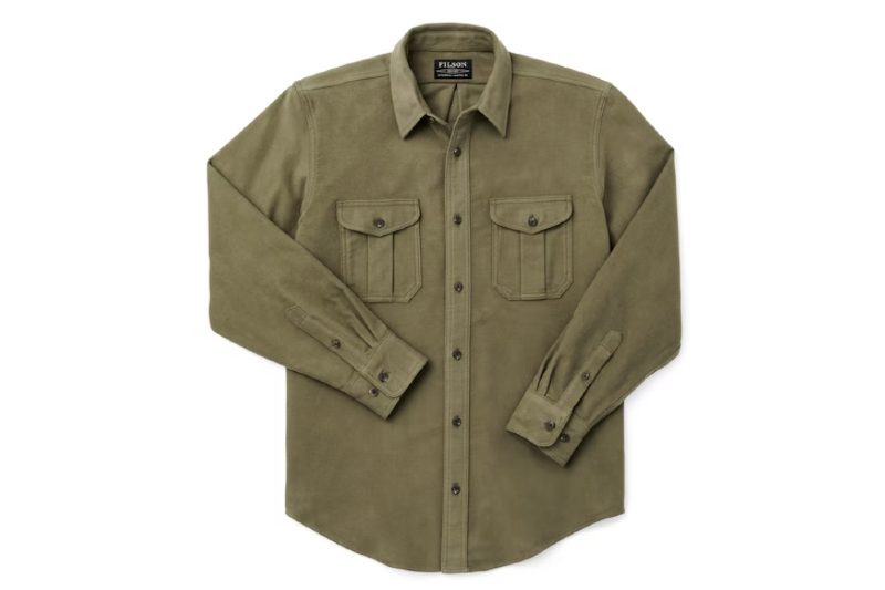 Filson moleskin shirt.