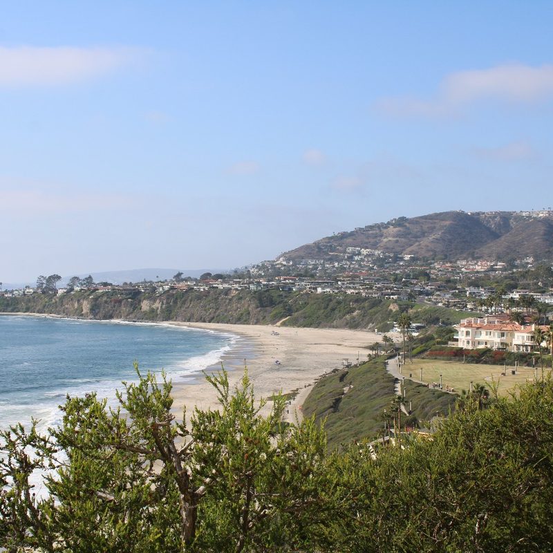 A view of Salt Creek Beach from The Ritz-Carlton Laguna Niguel in Dana Point, California.