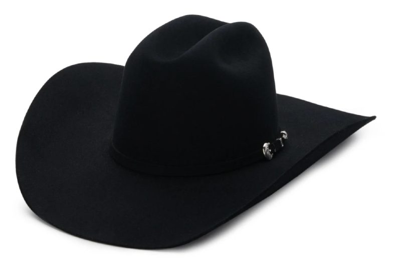 Resistol cowboy hat in black.