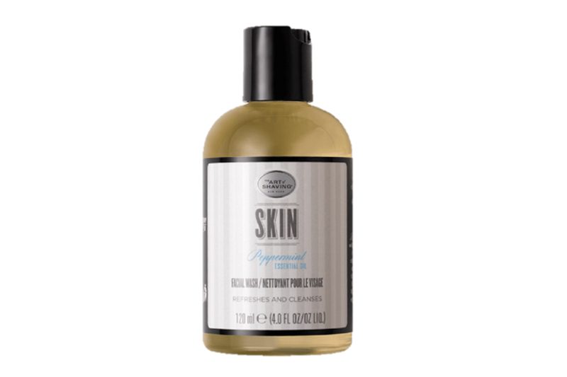 The Art of Shaving Peppermint face wash.