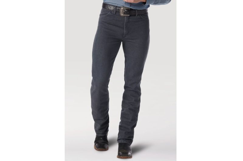 Wrangler cowboy slim jeans in charcoal.