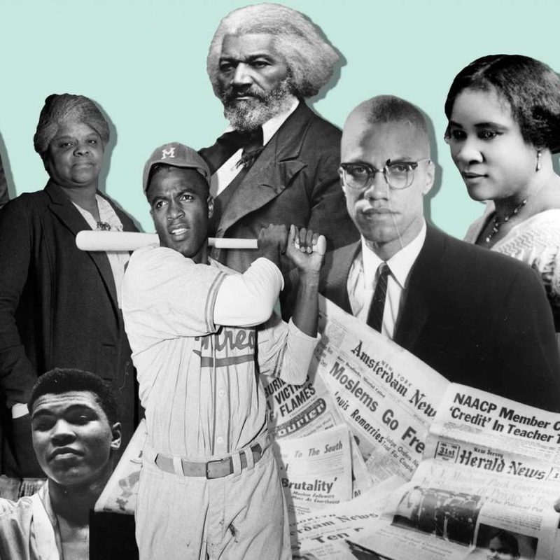 A picture of important Black historical figures.