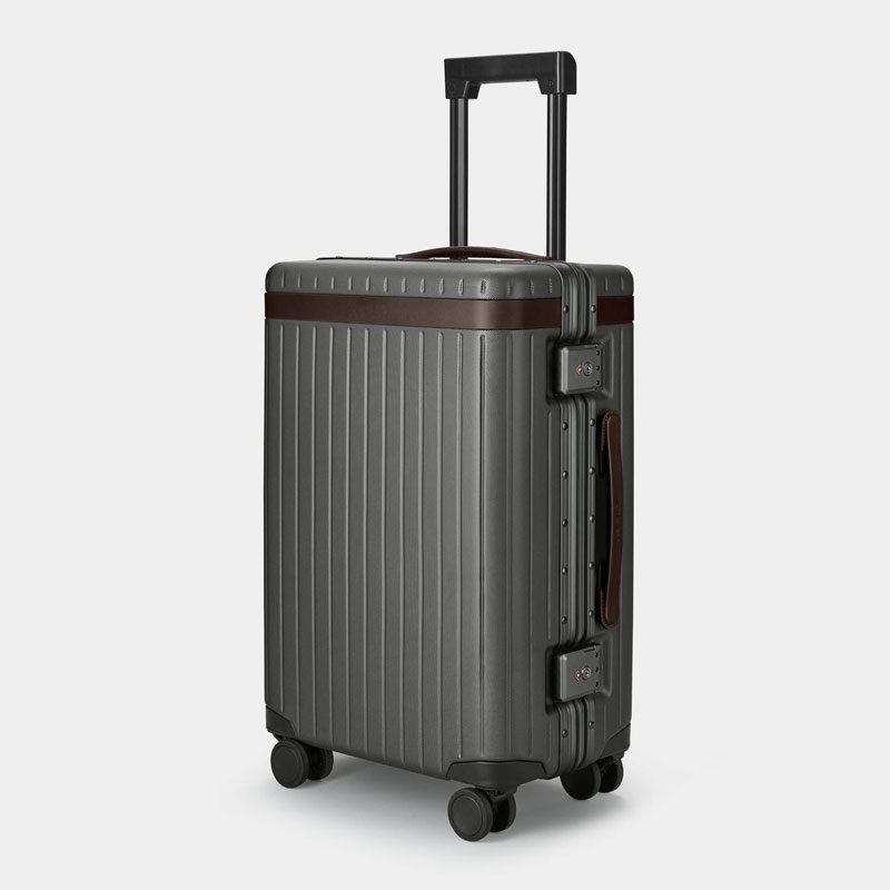 Carl Friedrik The Carry-On Suitcase isolated on a plain studio background.