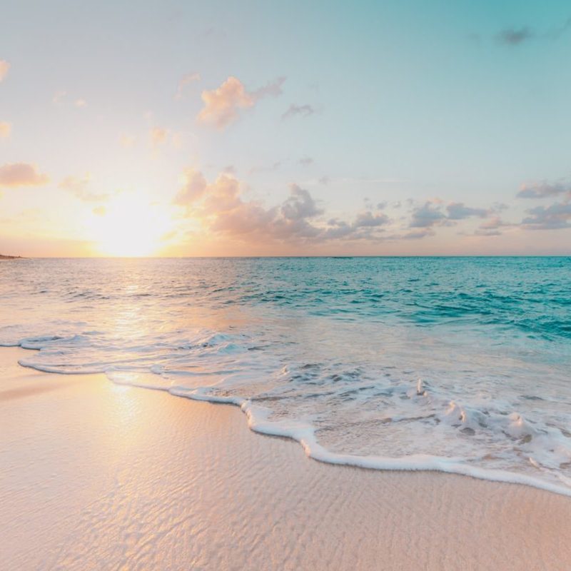 A picture of a beach with no people on it.