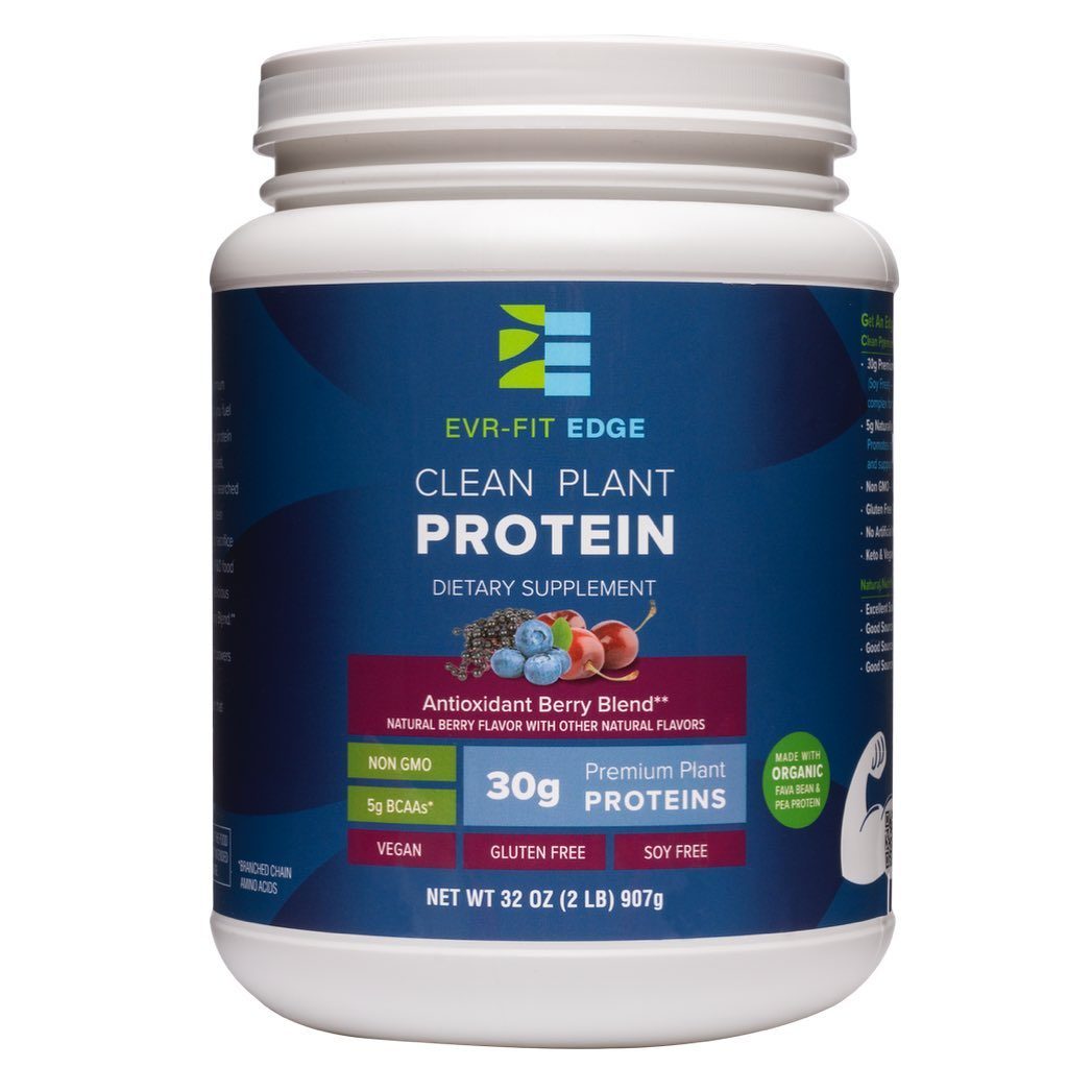EVR-Fit Edge berry blend <entity>protein powder</entity>.