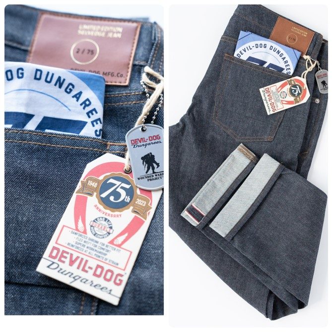 Devil Dog Dungarees flat lays