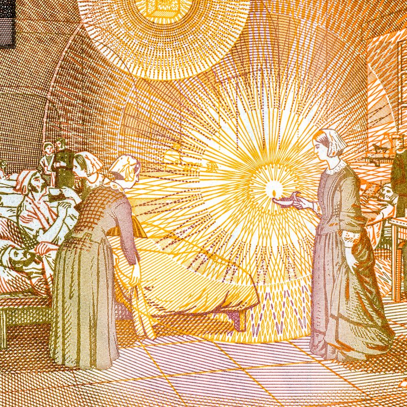Florence Nightingale Nurse (The lady of the lamp)