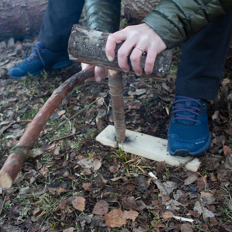 how to make a friction fire bow drill img 8070