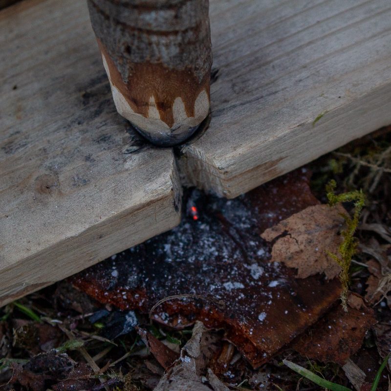 how to make a friction fire bow drill img 8082