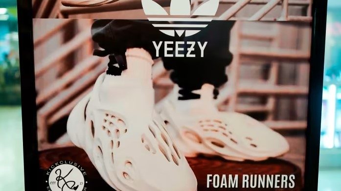Kanye West's Yeezy on a billboard