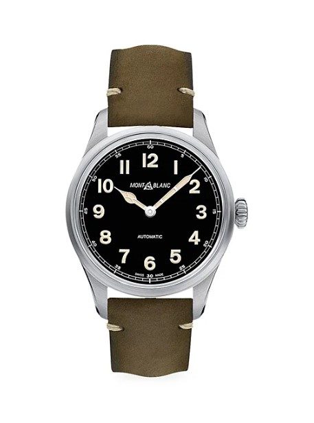 Mont Blanc Field Watch with black face