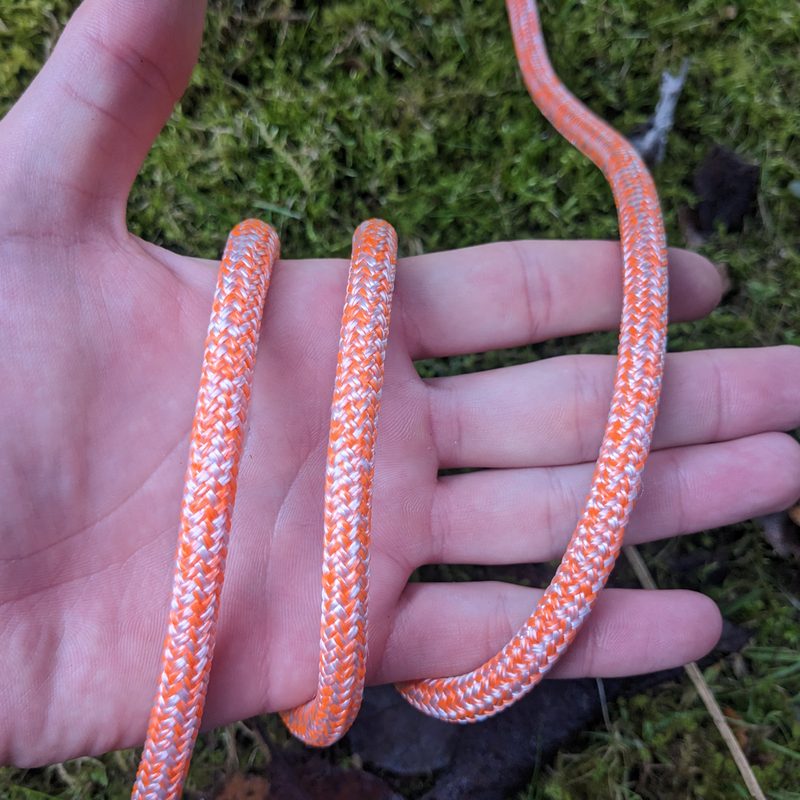 Step 1 tying an alpine butterfly knot