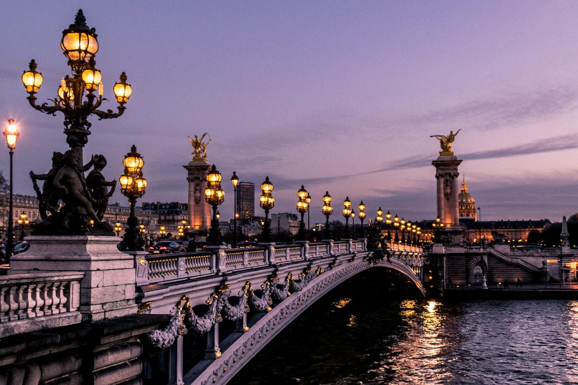 The Seine River in Paris.