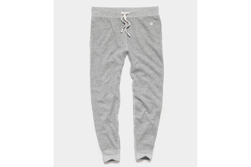 Todd Snyder x Champion sweatpants in grey.