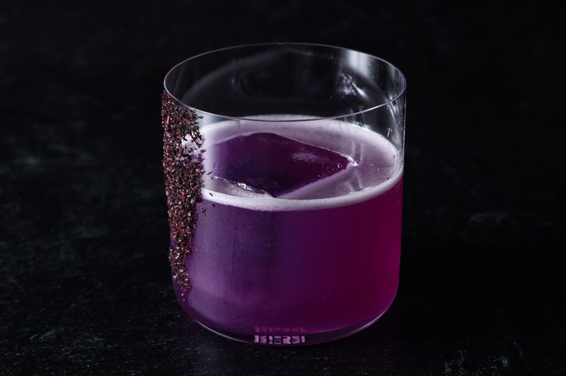 Purple Tomodachi cocktail