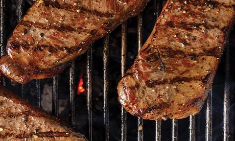 Dry brined steaks