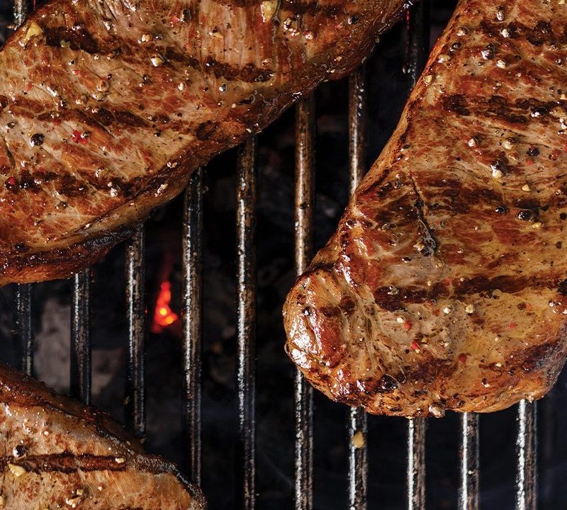 Dry brined steaks