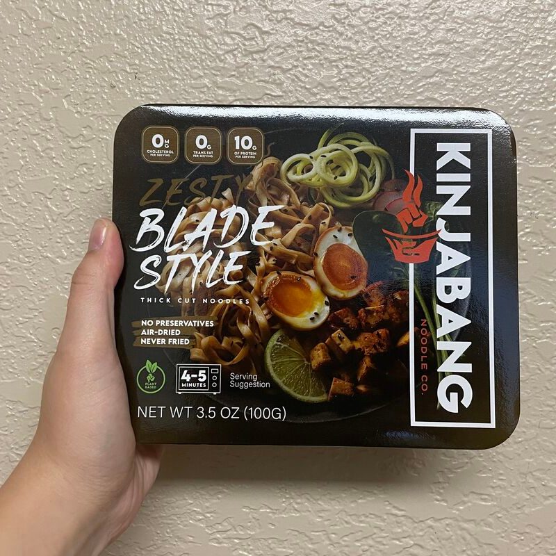 Kinjabang Noodles zesty flavor.