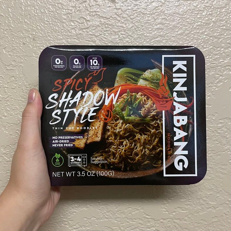Kinjabang Noodles spicy flavor.