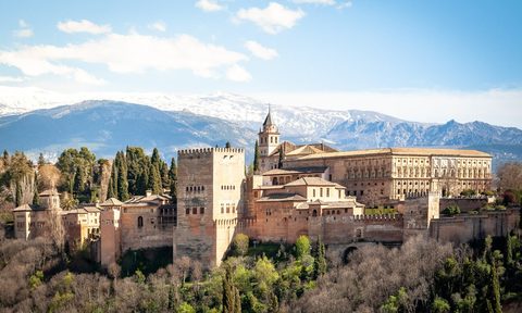 Alhambra in Granada, Spain.