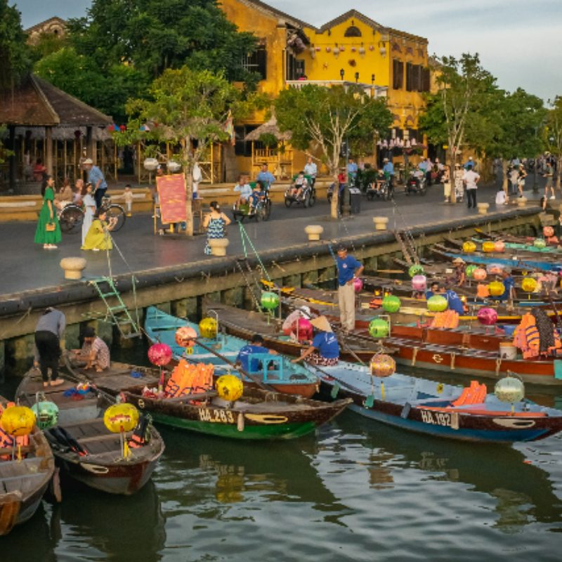 Downtown Hoi An, Vietnam.
