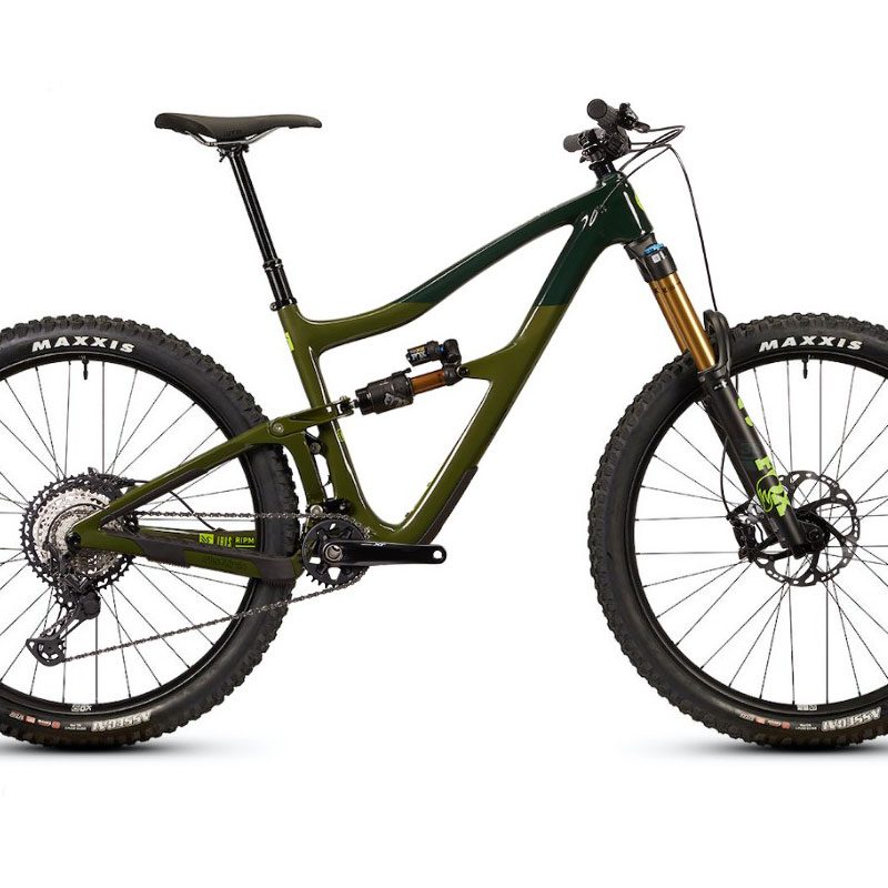 Ibis Ripmo v2 XT Mountain Bike on a white studio background.