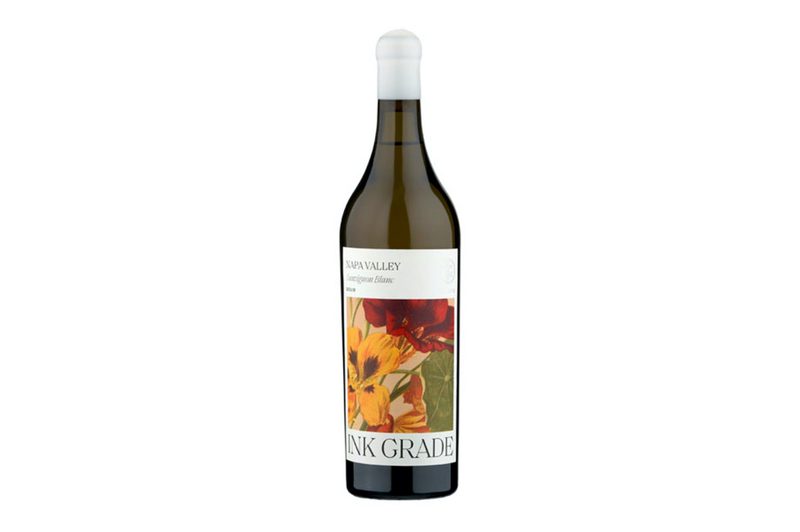 A bottle of Ink Grade Sauvignon Blanc.