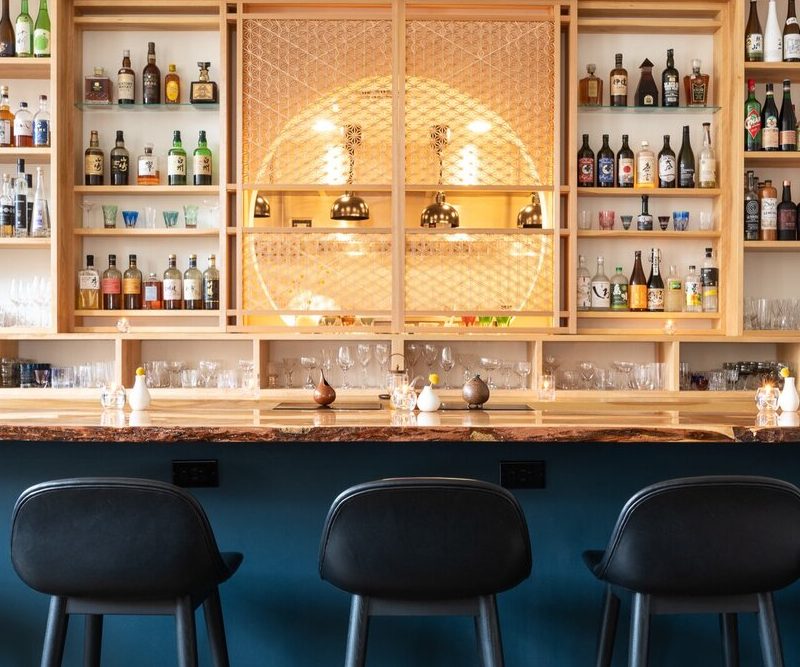 The bar at Kumiko in Chicago.