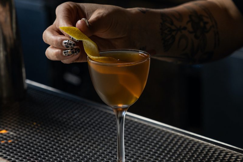The Lover's Knot cocktail from Death & Co.