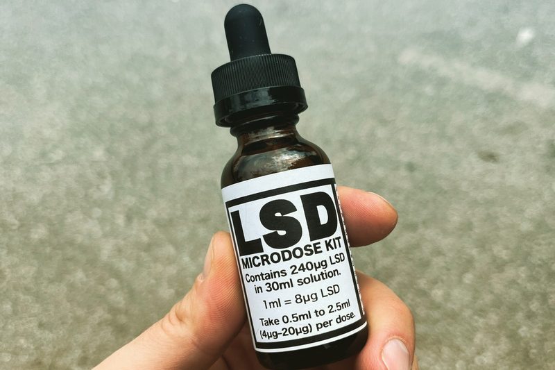 A vial of LSD.