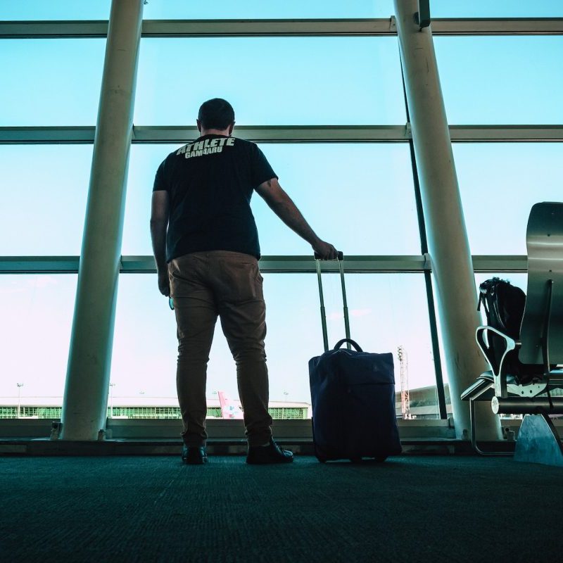 Man at the airport
