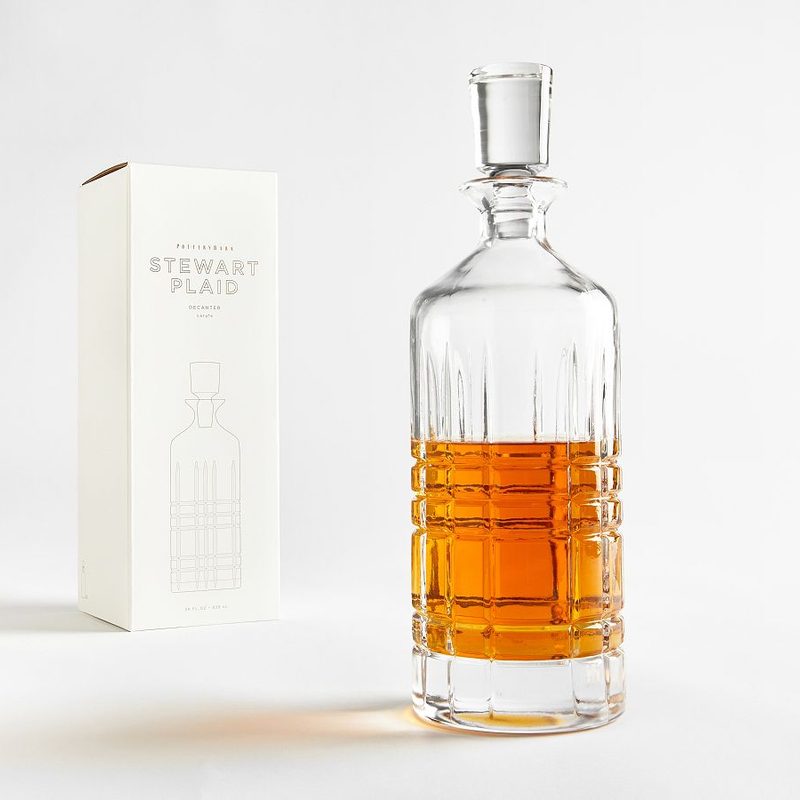 The Stewart Plaid whiskey decanter.