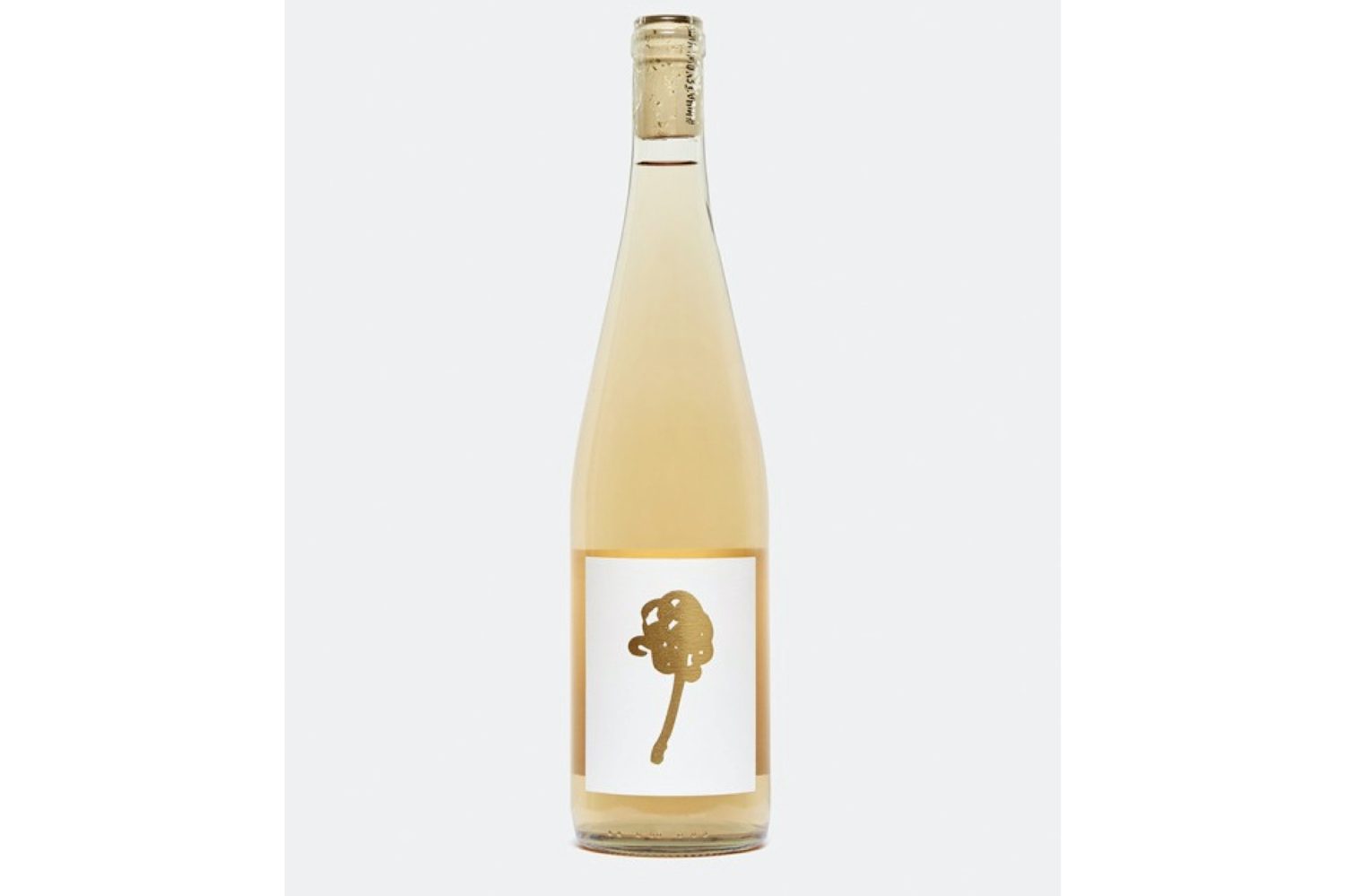 A bottle of Vice orange wine.
