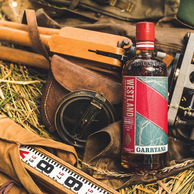 The Westland Garryana whiskey.