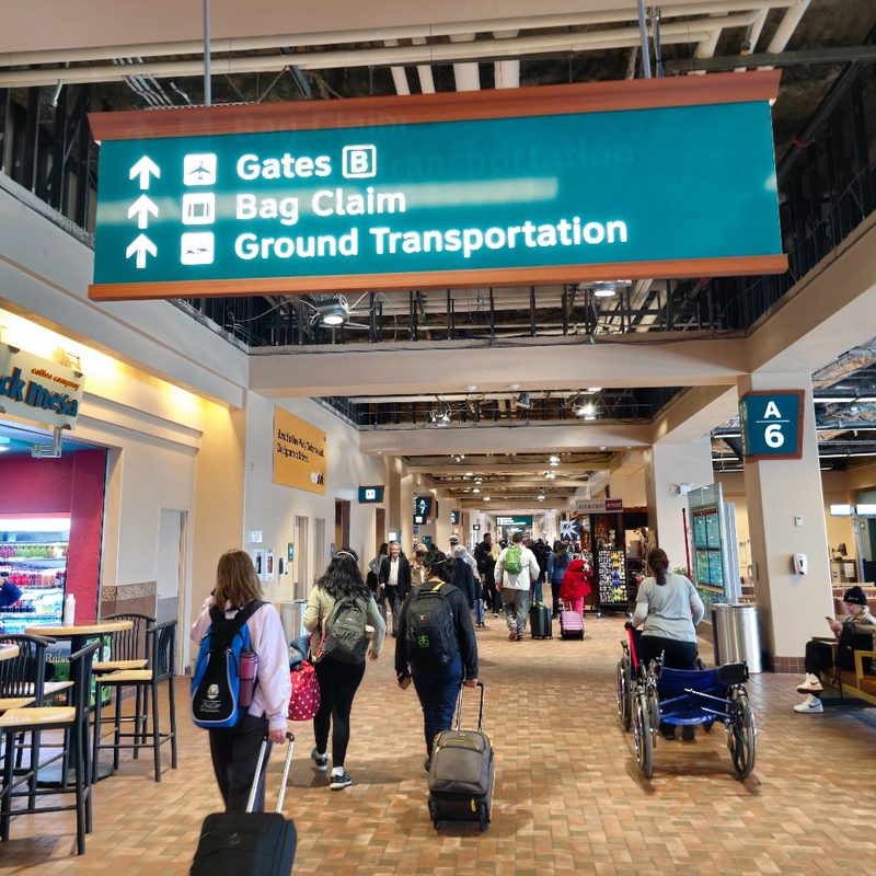 A look inside Albuquerque International Sunport in Albuquerque, New Mexico.