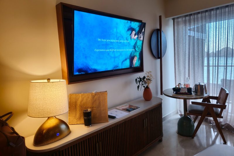 Inside a hotel room at Corazón Cabo Resort & Spa in Cabo San Lucas, Baja California Sur, Mexico.