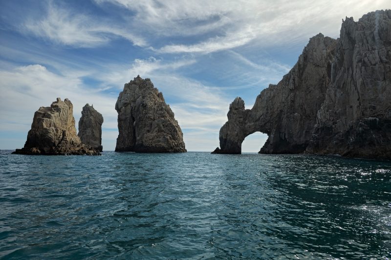 A view of The Arch of Cabo San Lucas.