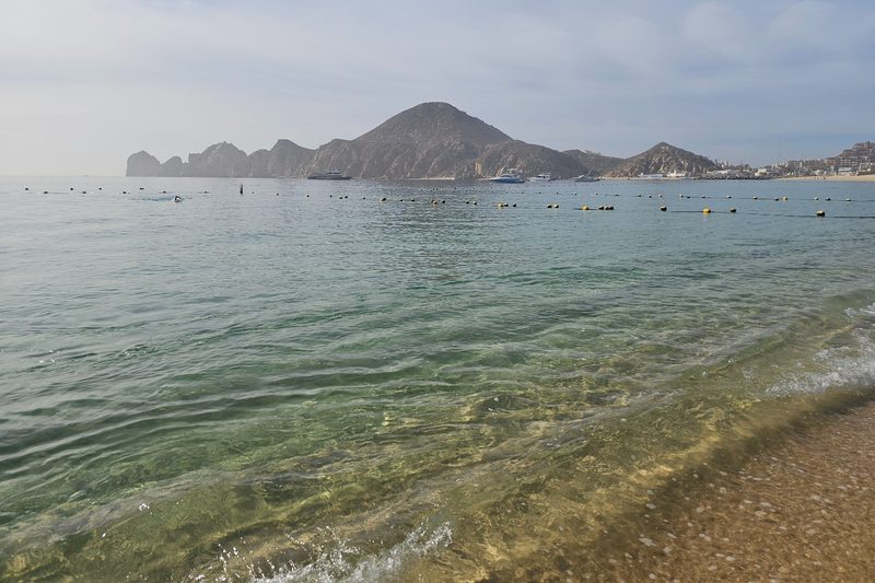 The beach at Corazón Cabo Resort & Spa in Cabo San Lucas, Baja California Sur, Mexico.