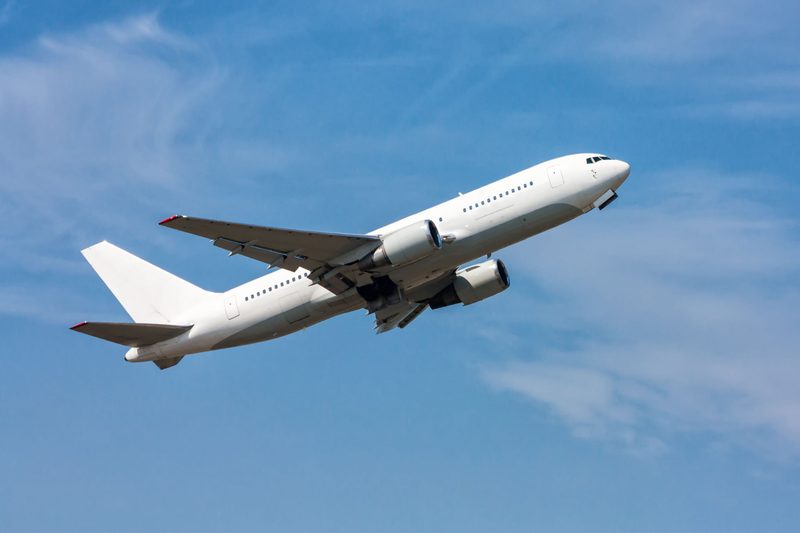 Airplane taking off