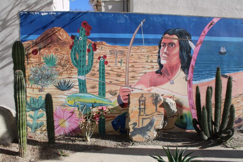 A street mural in the Gallery District in San José del Cabo, Baja California Sur, Mexico.