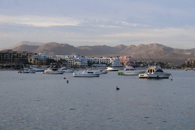 A panoramic view of Cabo San Lucas, Baja California Sur, Mexico.
