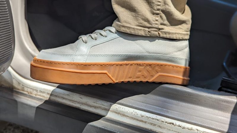 Man in Unless Plant Based Shoes