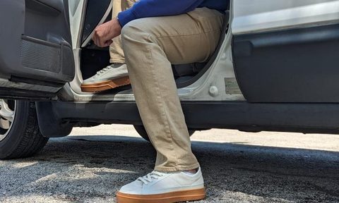 Man in Unless Plant Based Shoes